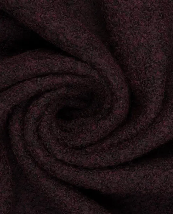 Yünlü Paltoluk Bukle 3285 — Bordo — Palto Kumaşı